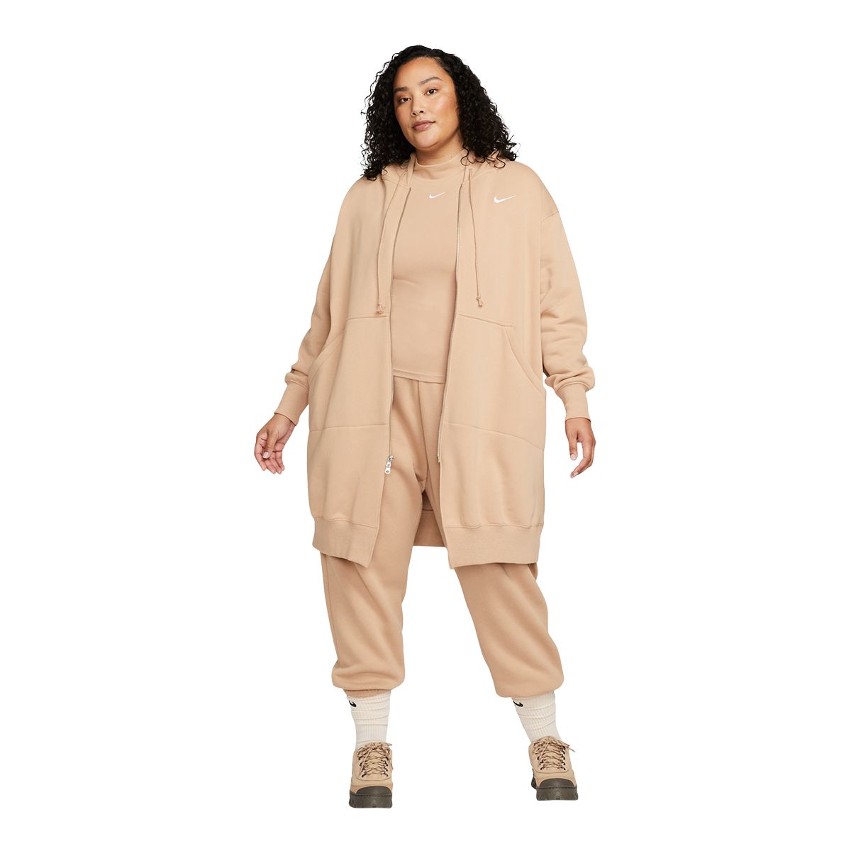 Nike Women's Phoenix Full Zip Hoodie, Fleece