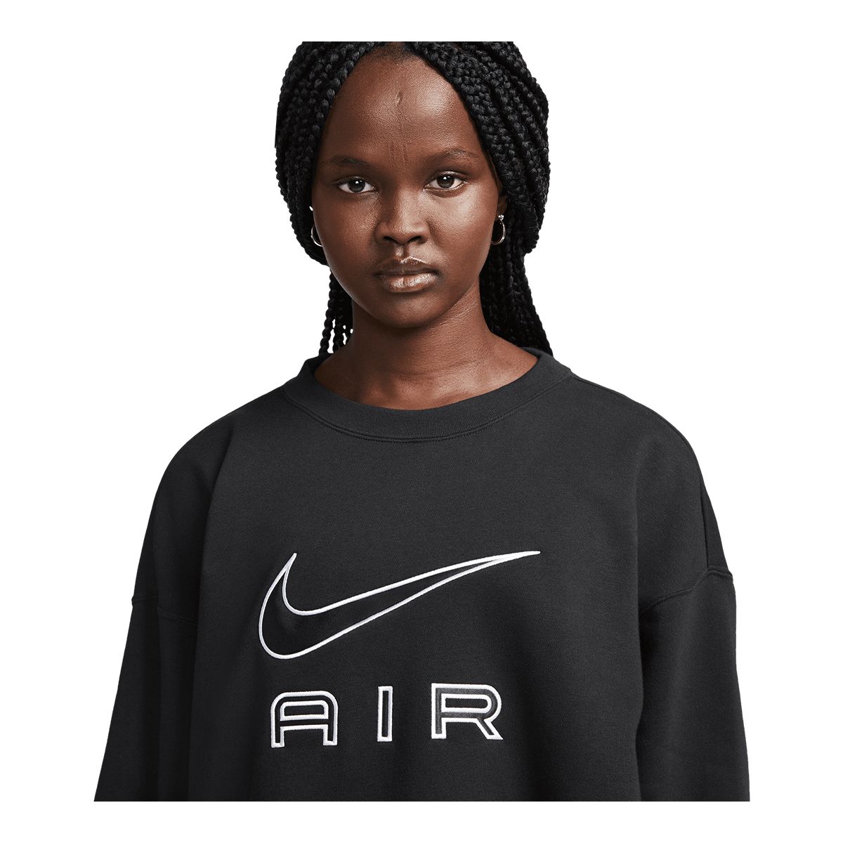 Nike Women's Air Fleece Sweatshirt, Oversized