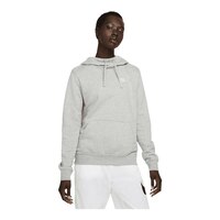 Nike Women's Club Fleece Pullover Sweatshirt Hoodie, Plus Size, Kangaroo Pocket Front_Three_Fourths_Angled_Right