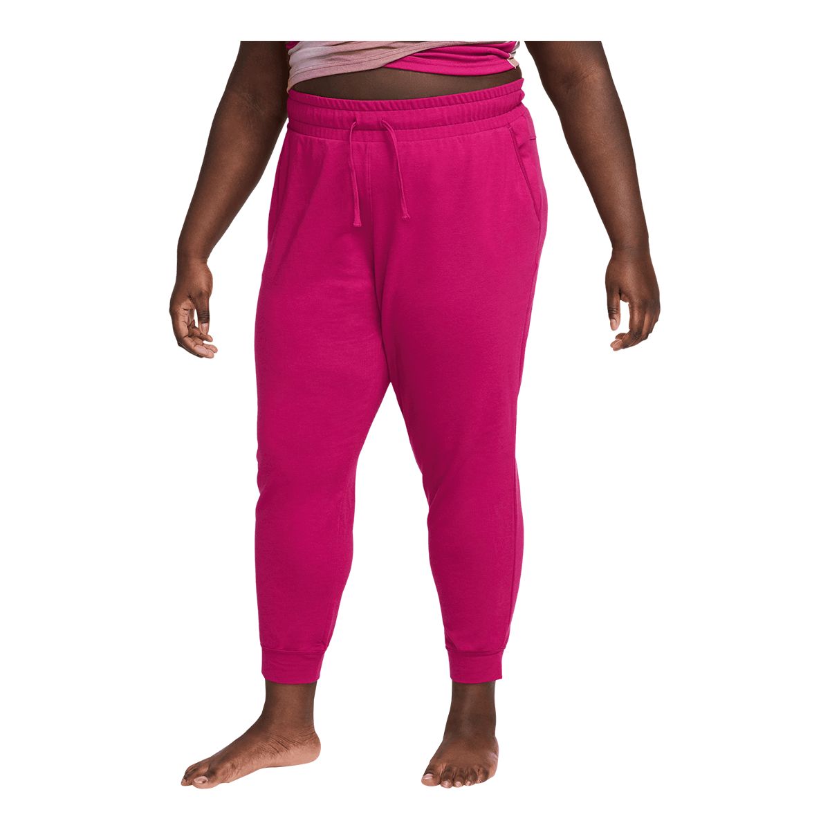 Nike Women's Plus Yoga Fleece Jogger Pants  Training