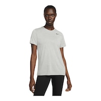 Nike Women's Dri-FIT Legend RLGD LBR T-Shirt Front_Angled_Right