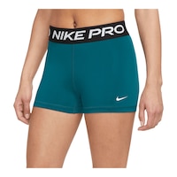 Nike Pro Women's 365 3 Inch Shorts Front_Three_Fourths_Angled_Left