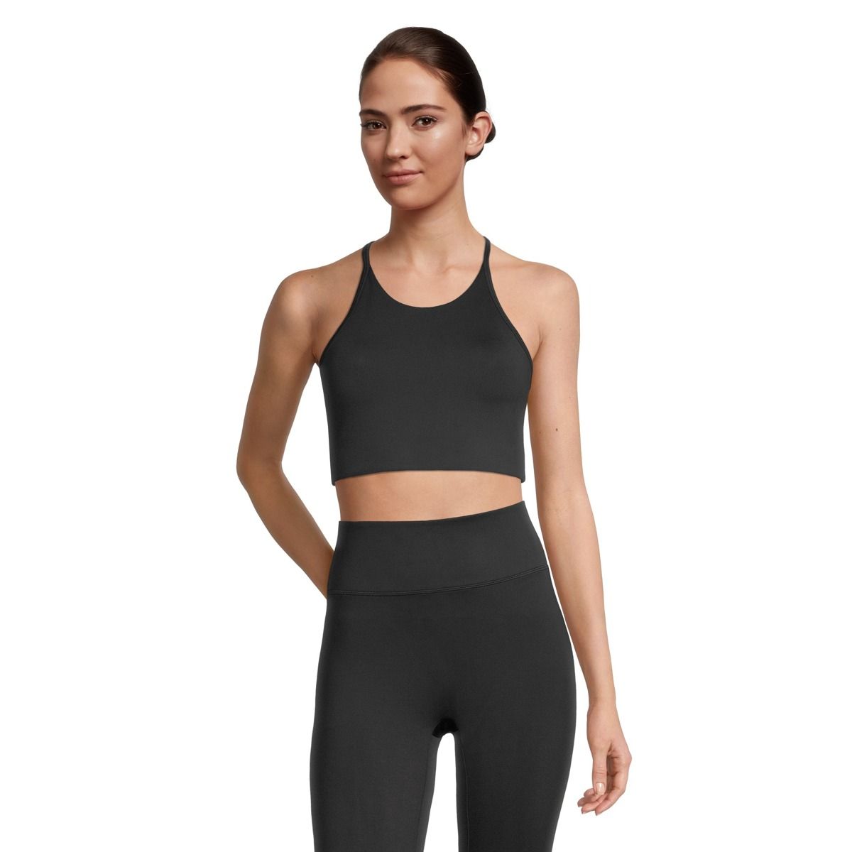 Girlfriend Collective Women's Luxe Collette Halter Sports Bra