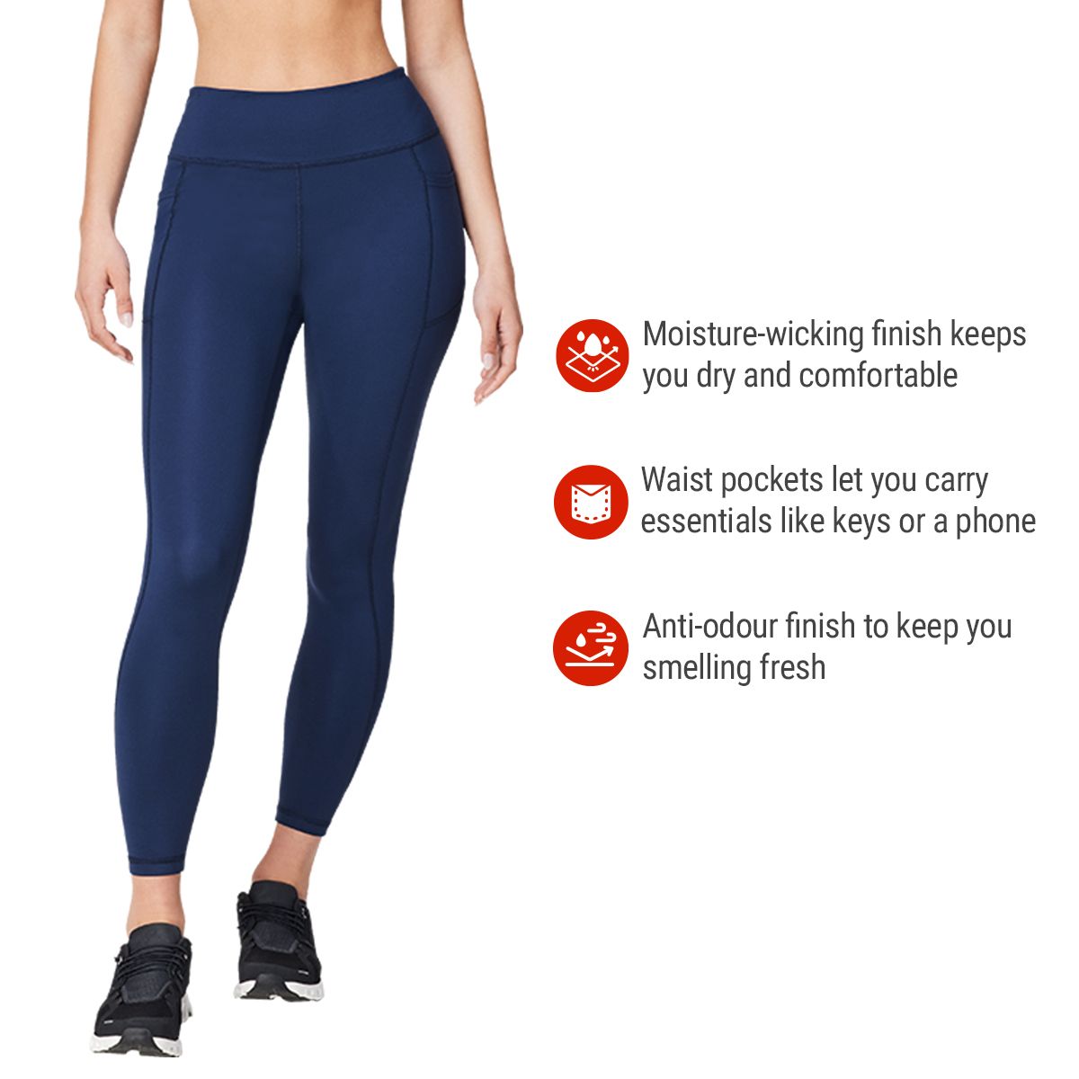 FWD Women's Plus Size Core 25 Inch Leggings