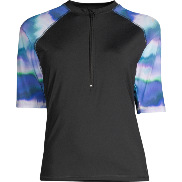 Ripzone Women's SL Half Zip Short Sleeve Rashguard Sportchek