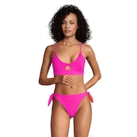 Ripzone Women's SL Colourblock Tie Back Top Front_Flat