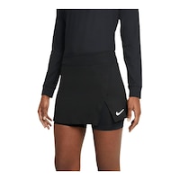 Nike Women's Victory Straight Tennis Skirt Front_Angled_Left