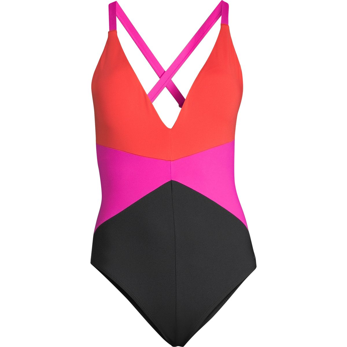 ★VINAJ★ Line Ribbon V Monokini Cross Ribbon P0000EZL Line Ribbon V Monokini (Black) - VINAJ | 60% - Asian Fashion
