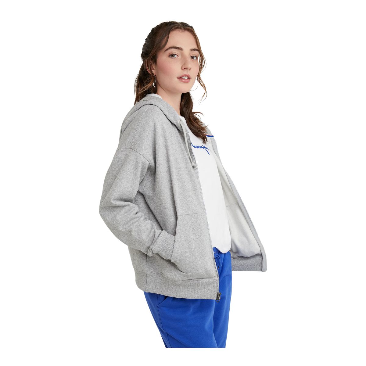 Champion zip on sale through sweater 70