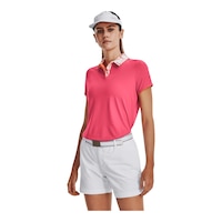 Under Armour Women's Iso-Chill Polo T Shirt Front_Angled_Left