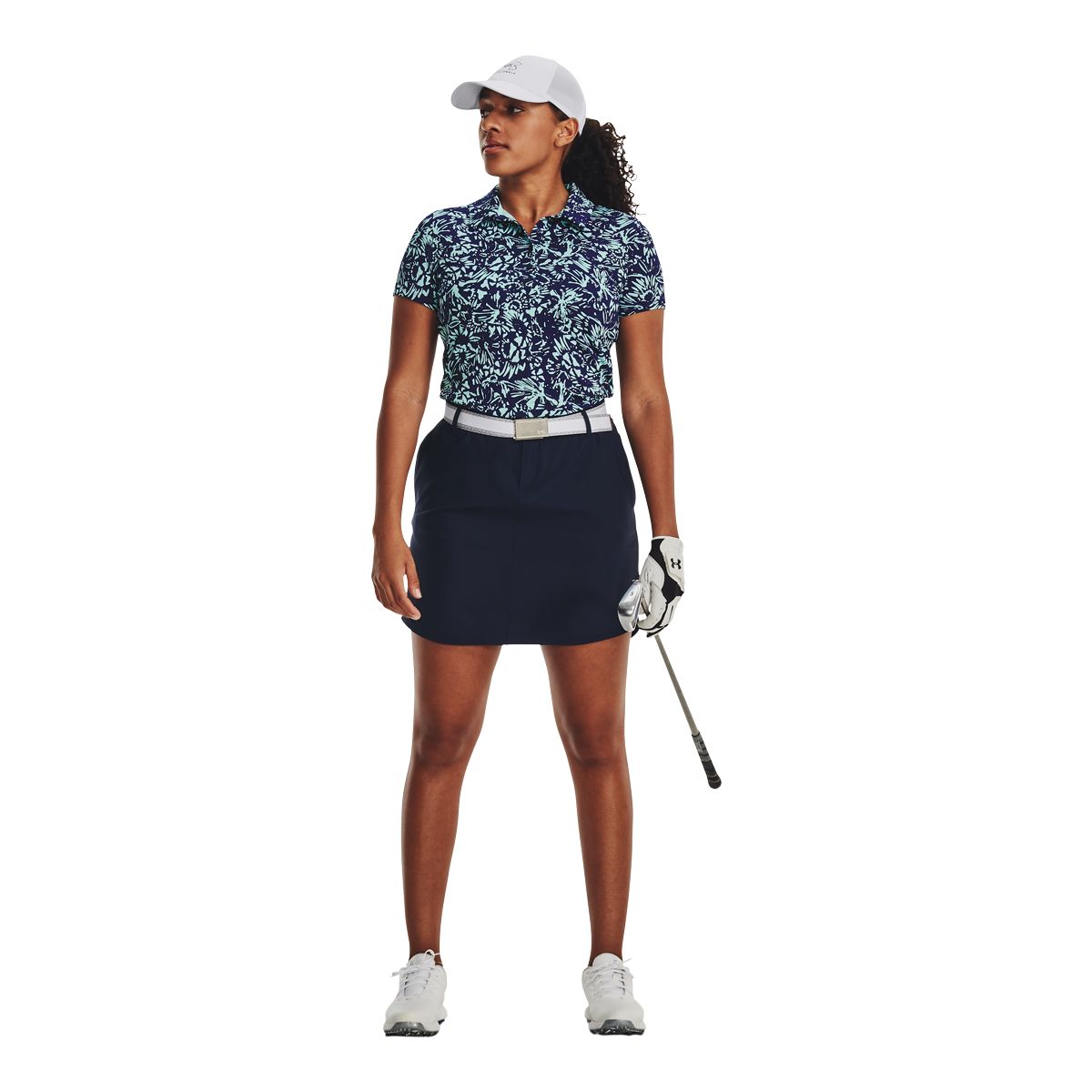 Under Armour Women's Zinger Printed Polo T Shirt