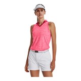 Under Armour Women's Zinger Wildfields Polo Tank Front_Three_Fourths_Angled_Left