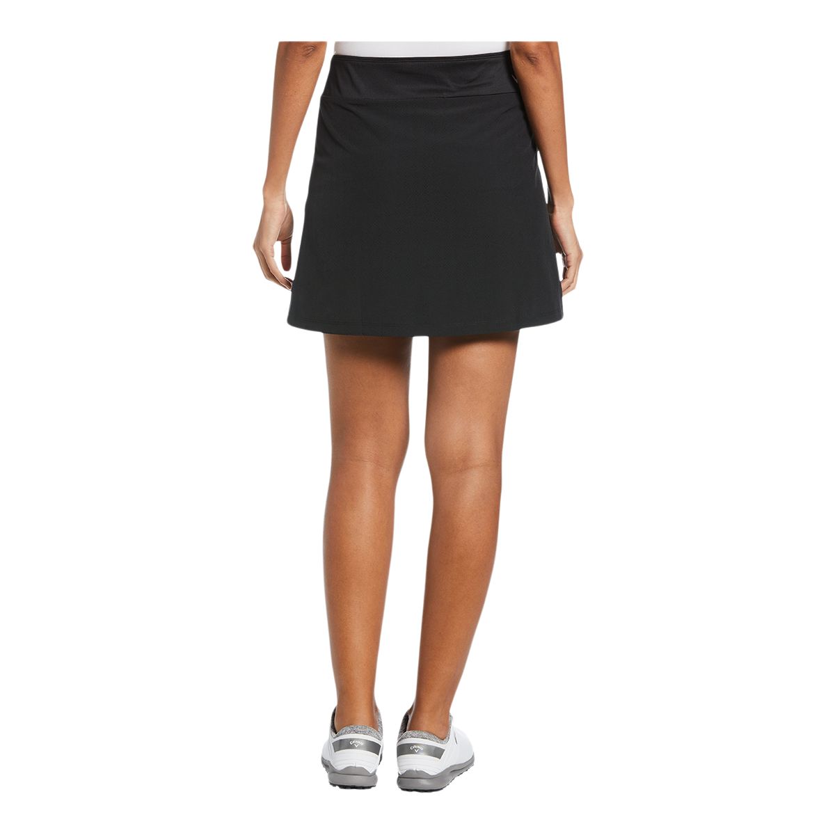 Callaway Women's Skort Heather Perforated Curved Hem Shorts