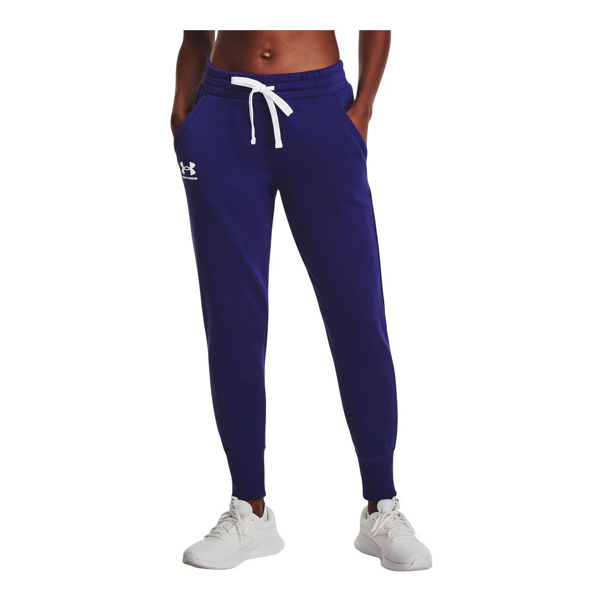 Under Armour Women's Rival Fleece Joggers  Sweatpants Casual Training Loose Fit
