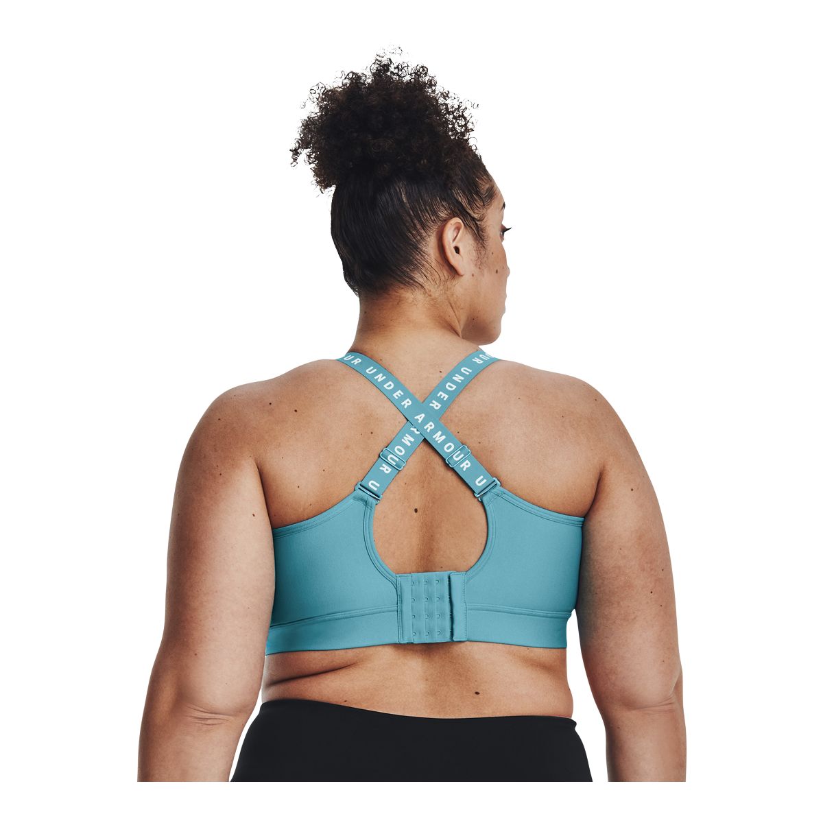 Under Armour Women's Infinity Plus Size Sports Bra, Medium Impact, Padded