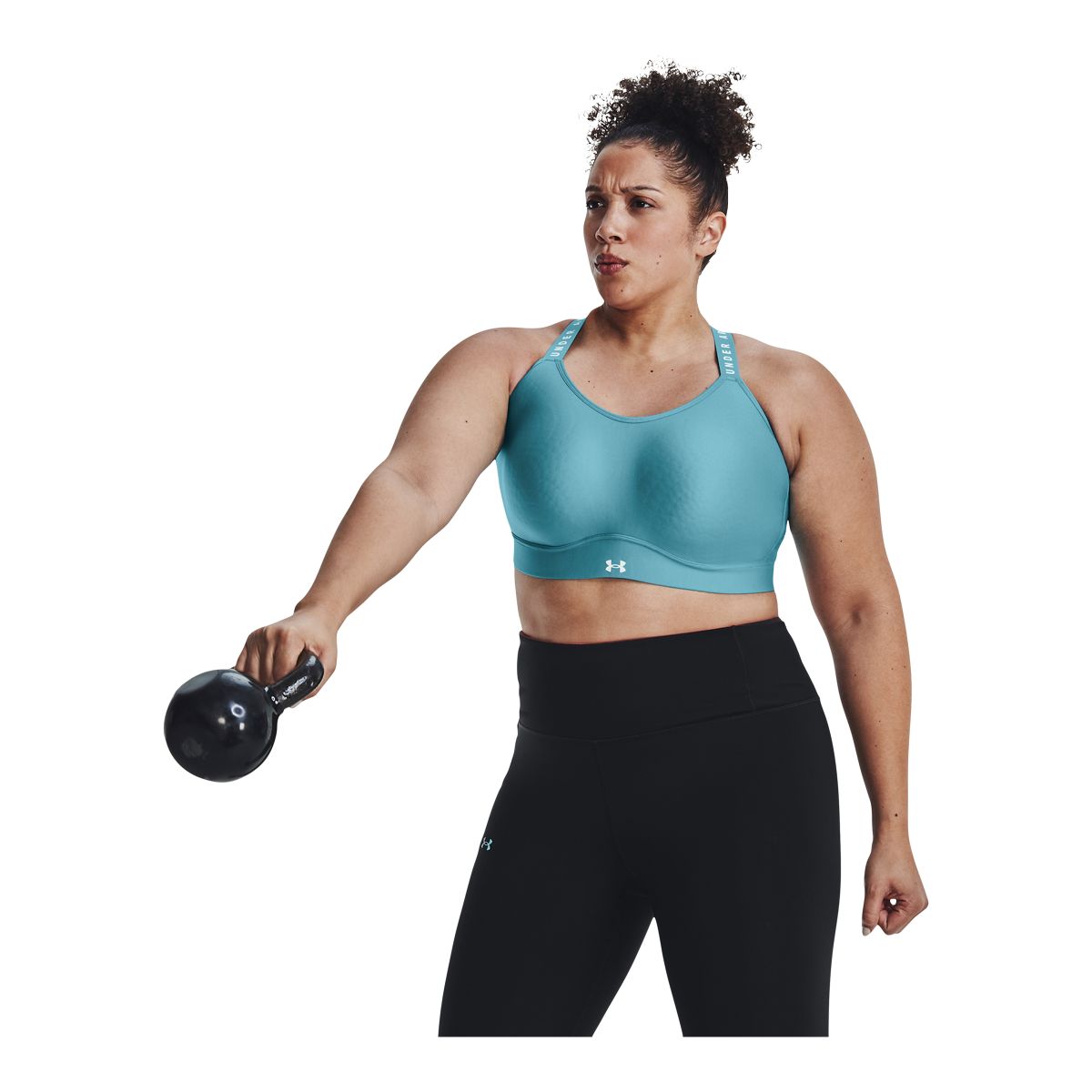 Under Armour Women's Infinity Plus Size Sports Bra, Medium Impact, Padded
