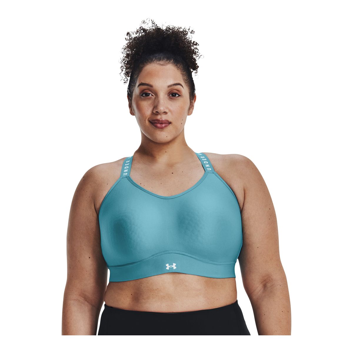 Under Armour Women's Infinity Plus Size Sports Bra, Medium Impact, Padded