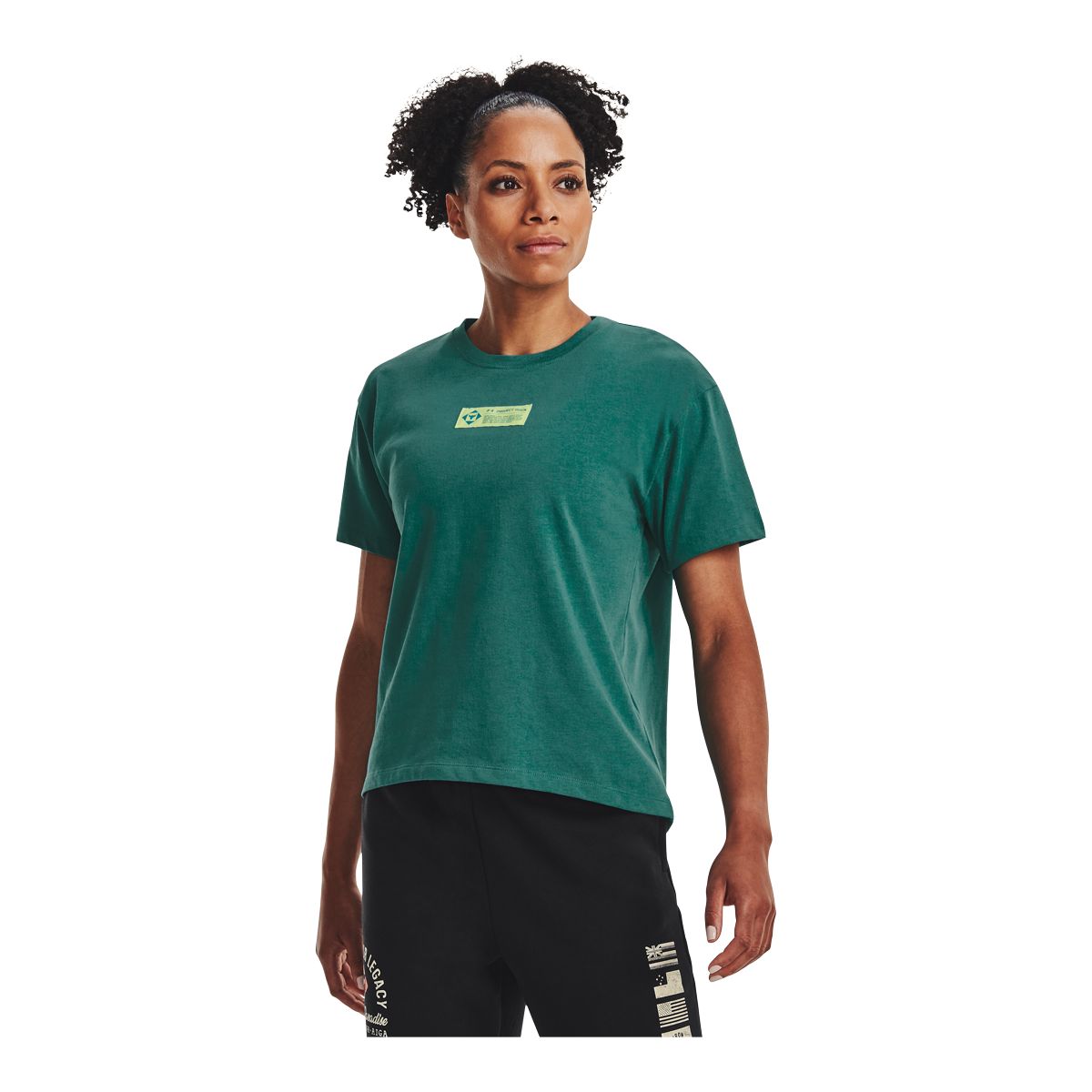 Under Armour Women's Project Rock Completer Deep V T Shirt