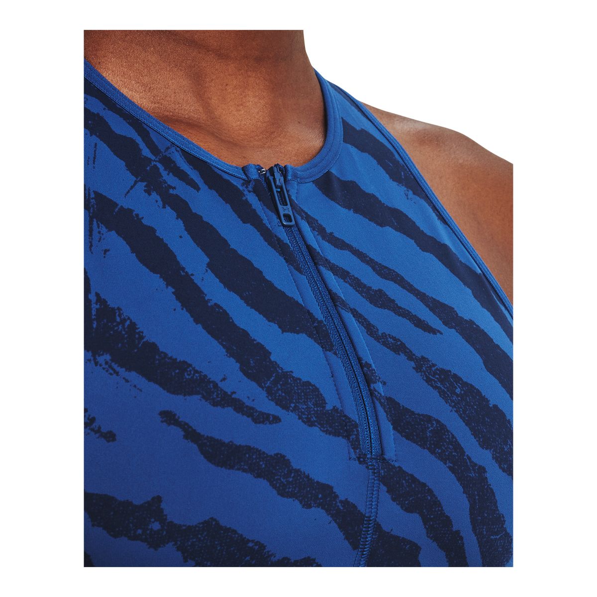 Under Armour Women's Project Rock Meridian Zip PT Tank