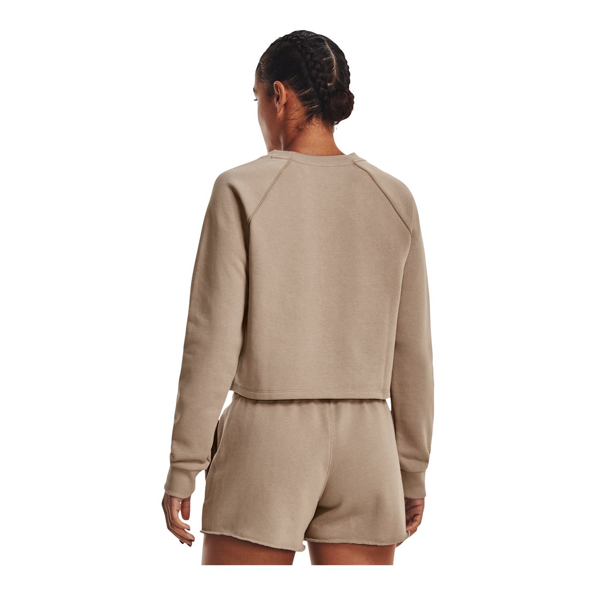 Under Armour Women's BTG French Terry Crop Sweatshirt