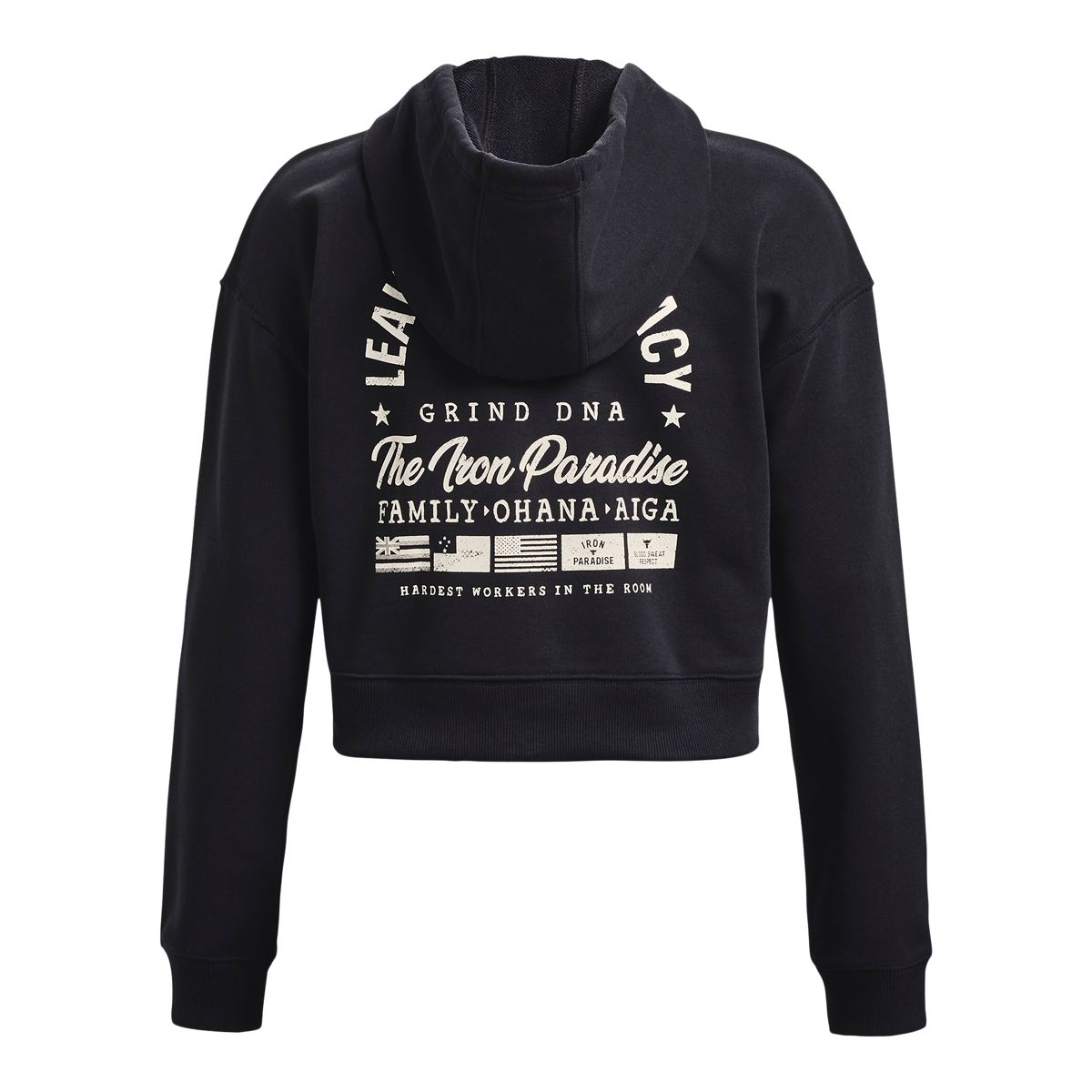 Under Armour Women's Project Rock Heavyweight Terry Full Zip Hoodie