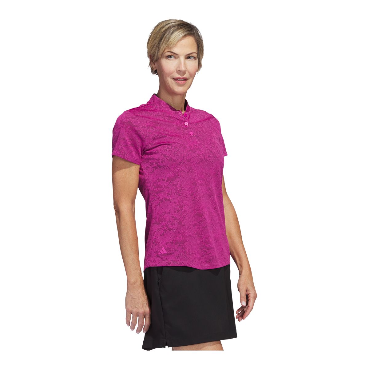 adidas Golf Women's Jaquard Polo T Shirt