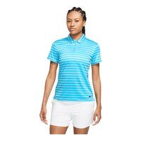Nike Golf Women's Dri-FIT Victory Stripe Polo T Shirt Front_Flat
