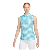 Nike Golf Women's Dri-FIT Victory Print Polo Tank Front_Angled_Left