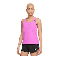 Nike Women's Dri-FIT ADV AeroSwift Singlet Front_Angled_Left