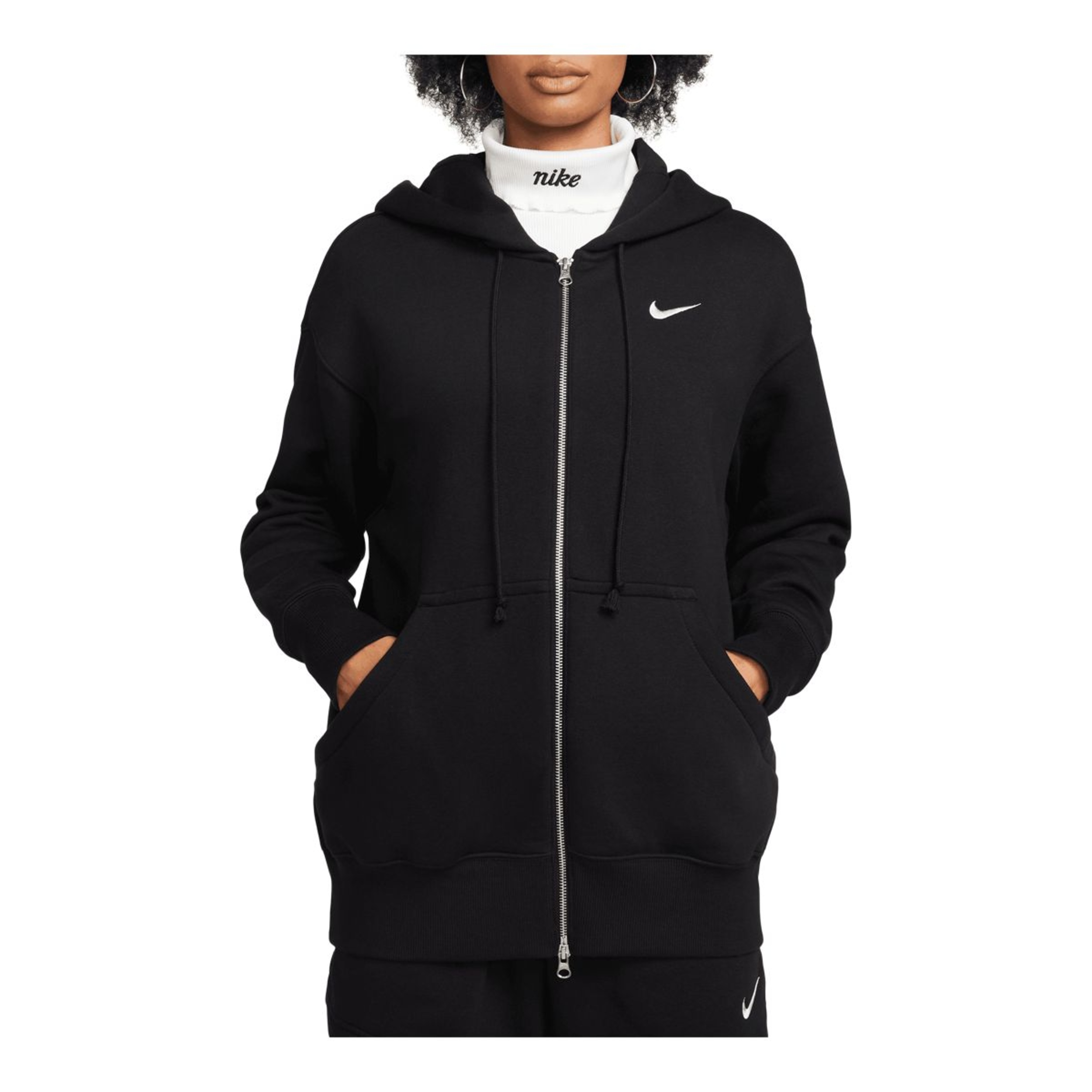 Nike Sportswear Women's Plus Size Phoenix Fleece Full Zip Hoodie ...