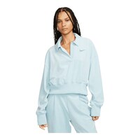 Nike Women's Velour Polo T Shirt Front_Flat