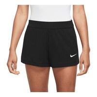 Nike Women's Rib Jersey High-Rise Shorts Front_Flat