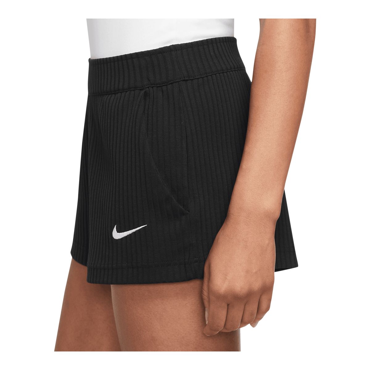 Nike Women's Rib Jersey High Rise Shorts