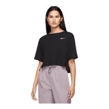 Nike Women's Ribbed Jersey T Shirt Front_Angled_Left