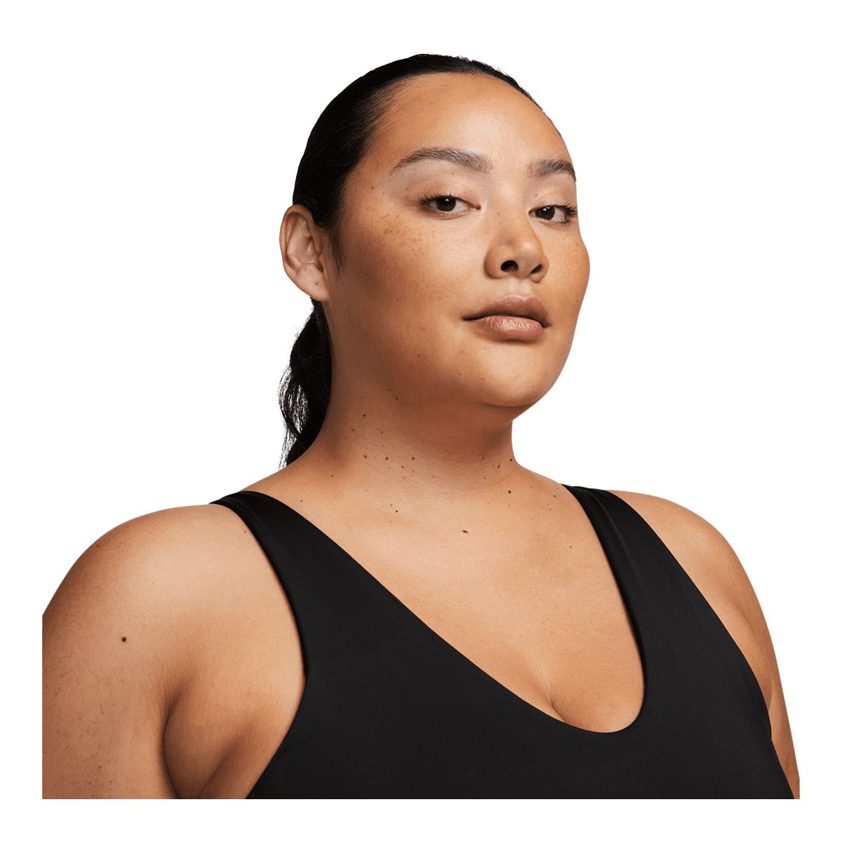 Nike [1X] Women's Plus Size Indy Bra-White/Black DN4222-100