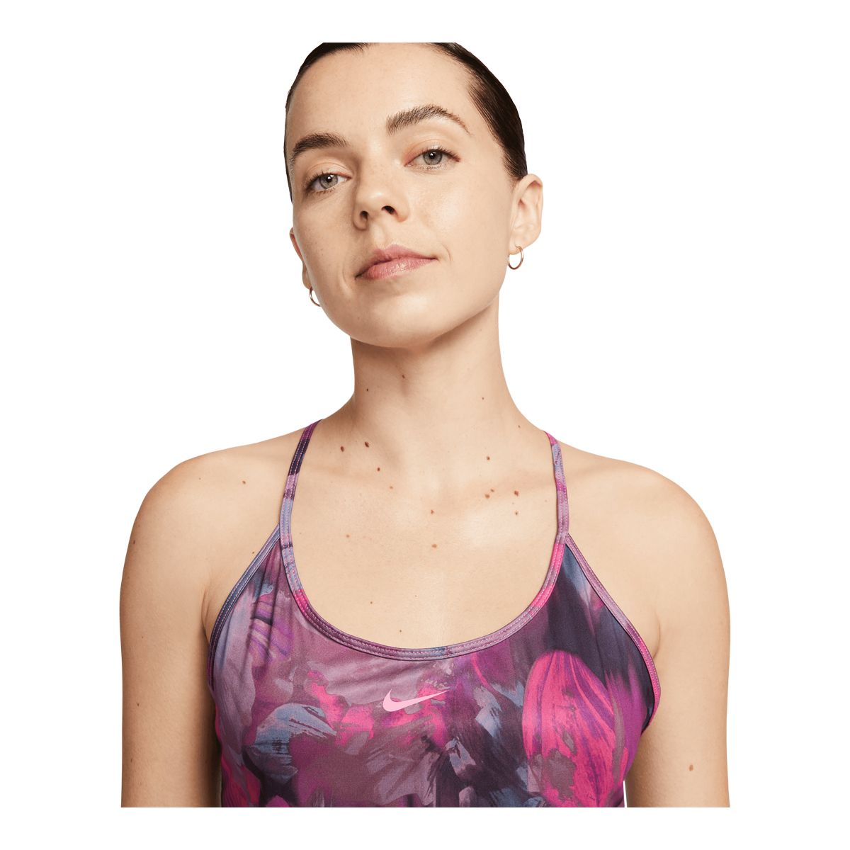 Nike Women's One Dri-FIT Cropped All Over Print Tank