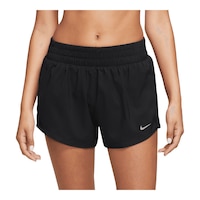Nike Women's One Dri-FIT Mid-Rise 3 Inch BR Shorts Front_Flat