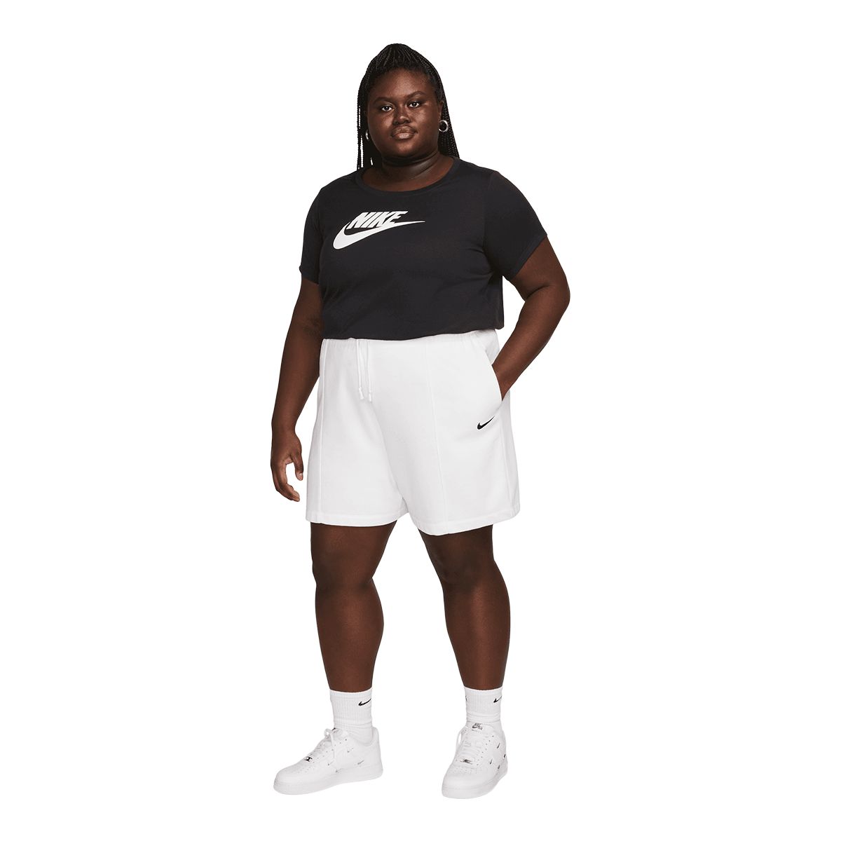 Nike Women's Plus Size Essentials Icon Futura T Shirt