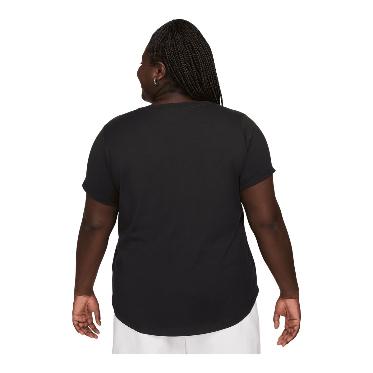 Nike Women's Plus Size Essentials Icon Futura T Shirt
