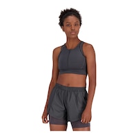 New Balance Women's Impact Run Sports Bra Front_Angled_Left