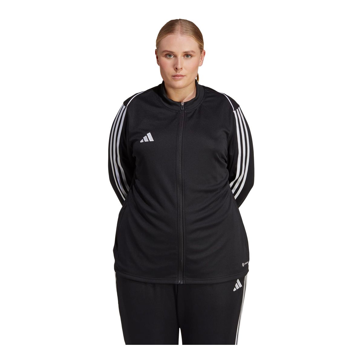 adidas Women's Plus Size Tiro 23 League Training Jacket