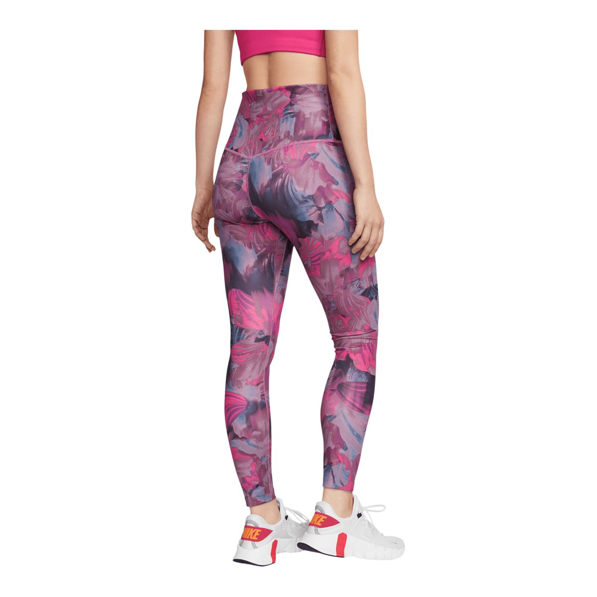 Nike Women's One Dri-FIT High Rise 7/8 All Over Print Tights