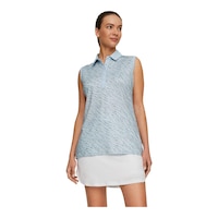 PUMA Women's Cloudspun Whitewater Polo Tank Front_Three_Fourths_Angled_Left