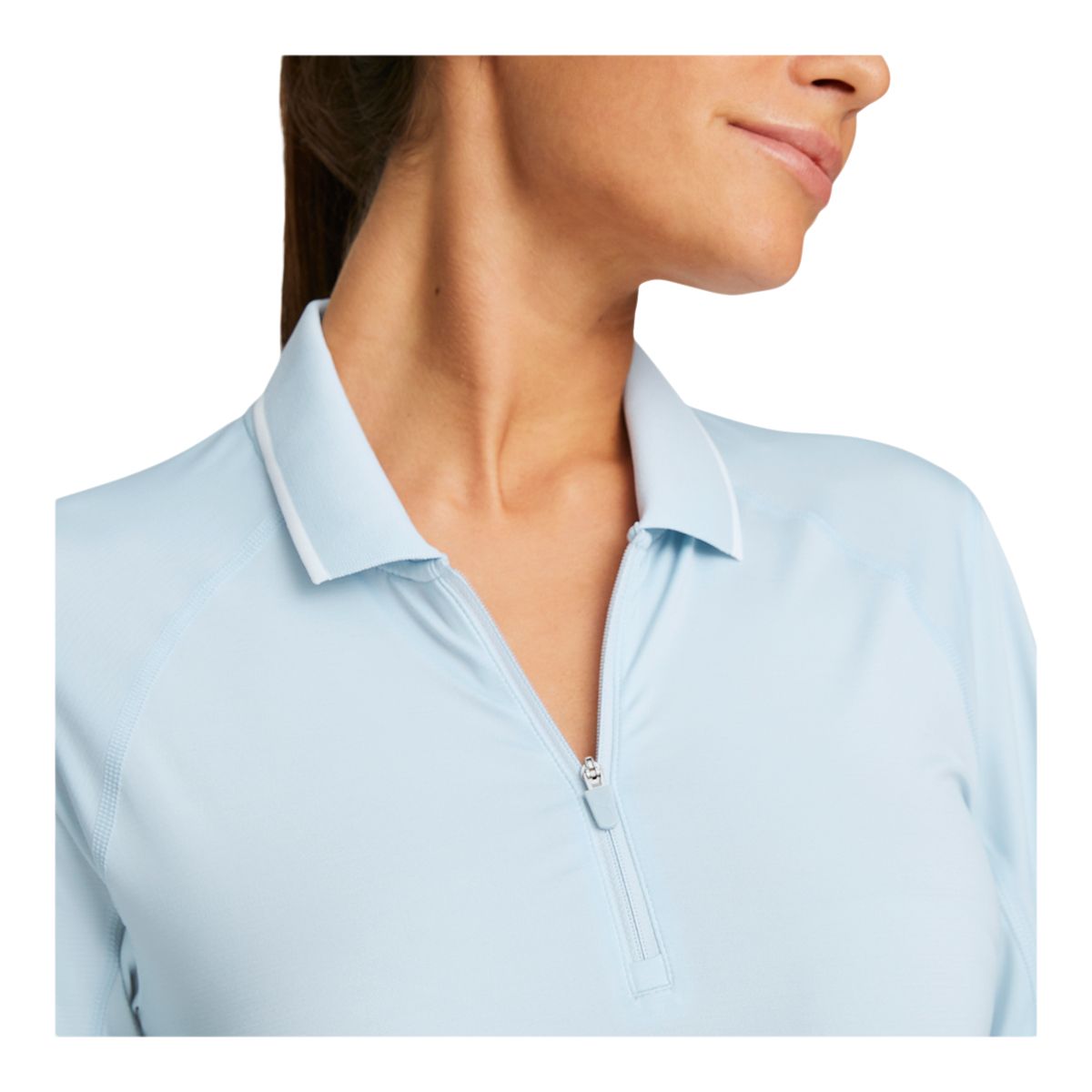 PUMA Women's You-V Long Sleeve Polo Shirt