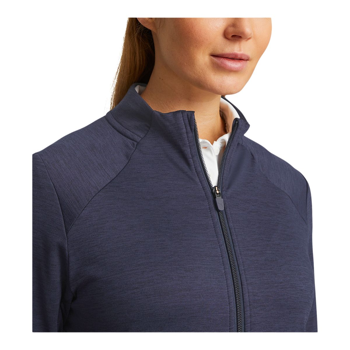 PUMA Women's Cloudspun Heather Full Zip Jacket