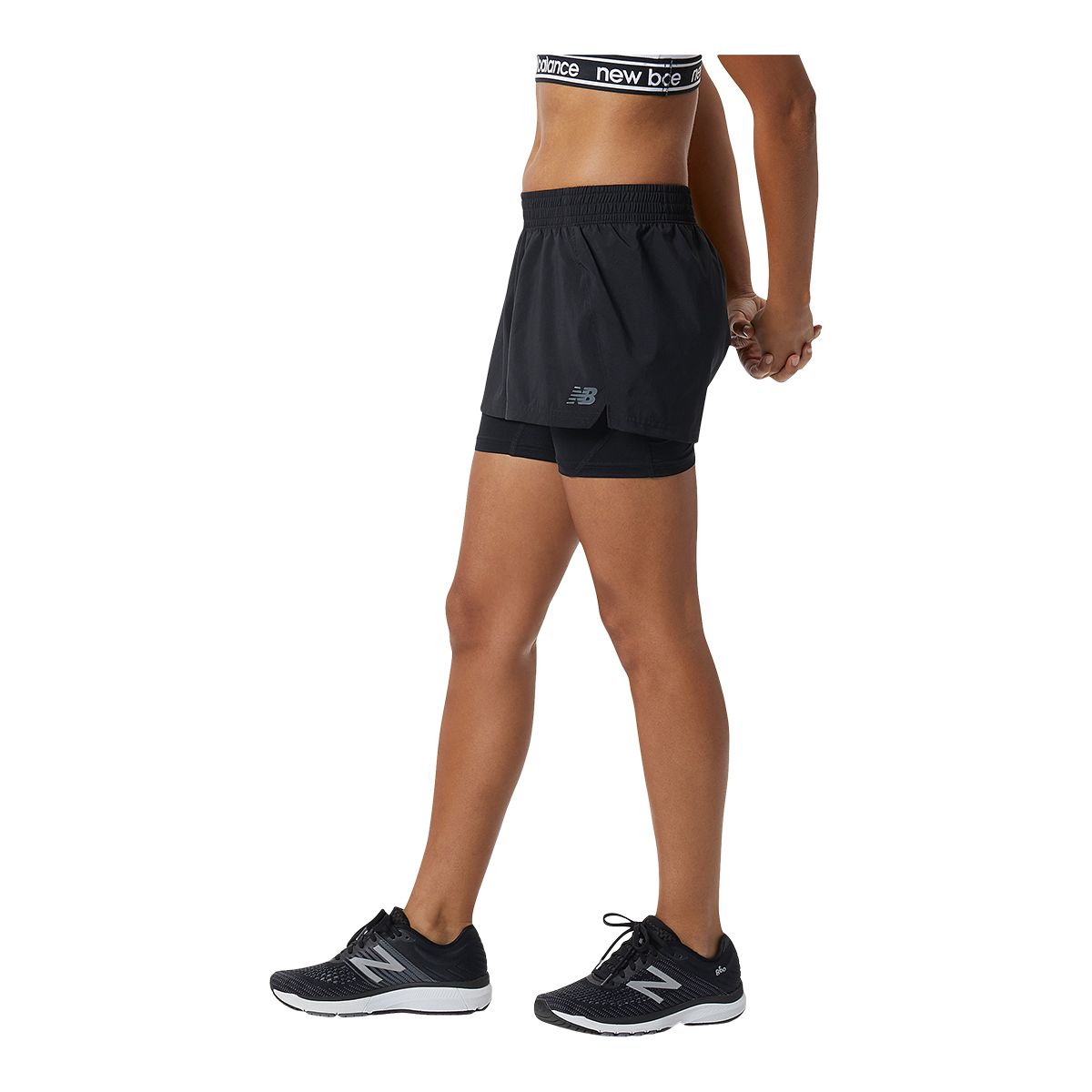 New balance women's on sale 5-inch 2-in-1 short