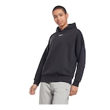 Reebok Women's Lux Fleece Hoodie Front_Angled_Left