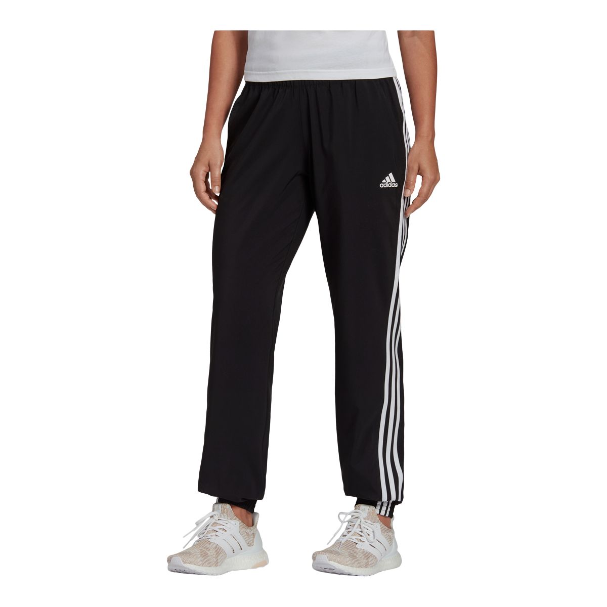 adidas Women's Plus Size WTR Icons Woven Pants