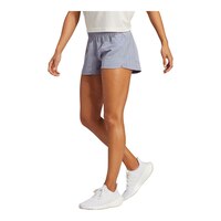 adidas Women's Heather Woven Pacer Shorts Front_Angled_Left