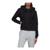 adidas Women's All SZN Fleece Full Zip Hoodie Front_Flat
